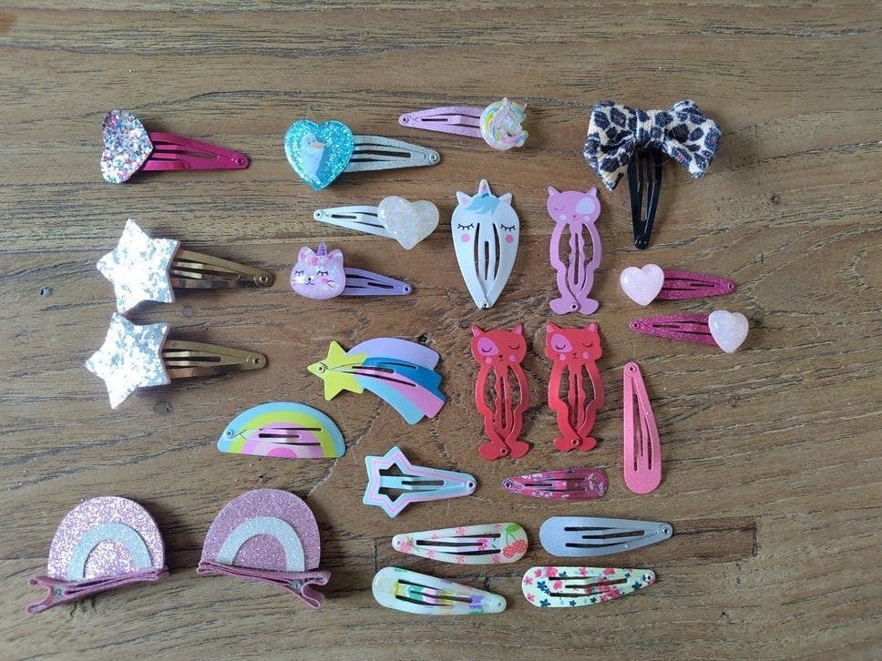 Grote set haarspeldjes voor meisjes, Ophalen of Verzenden, Zo goed als nieuw