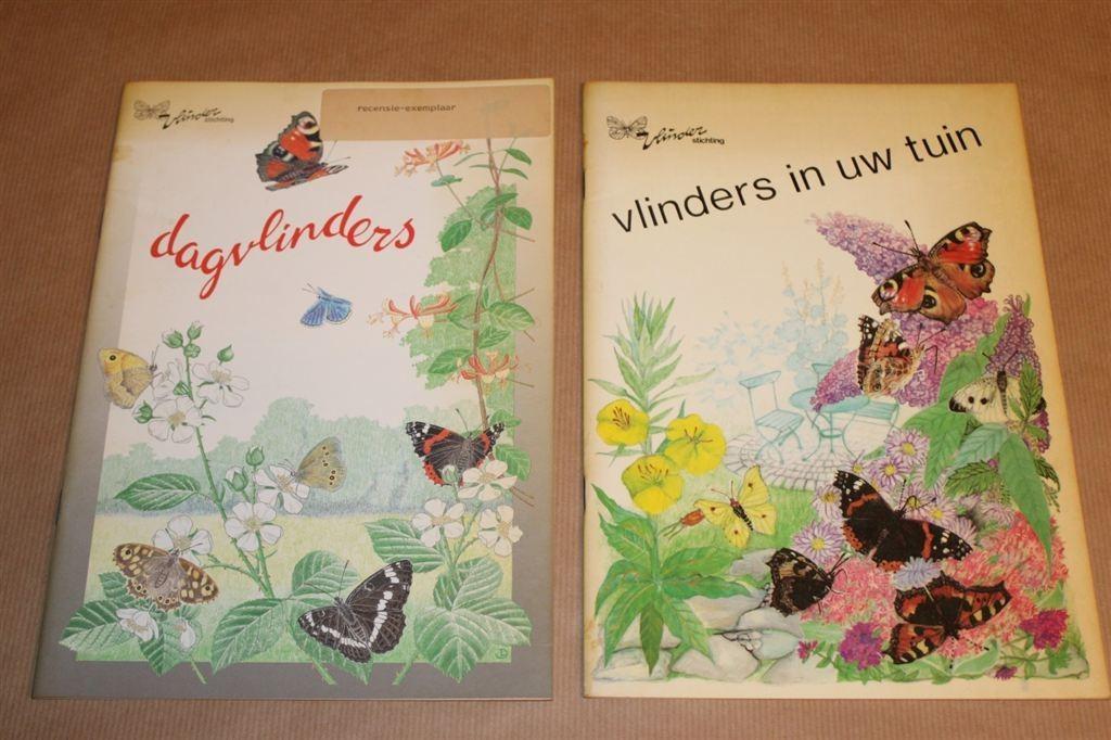 Dagvlinders & Vlinders in uw tuin - 2x Vlinderstichting, Ophalen of Verzenden, Zo goed als nieuw, Overige diersoorten