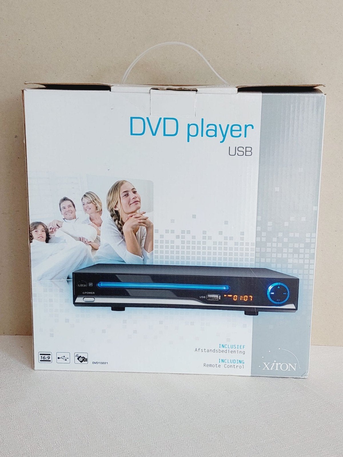 Xiron DVD-speler met afstandsbediening en handleiding, Audio, Tv en Foto, Dvd-spelers, Ophalen of Verzenden, Zo goed als nieuw