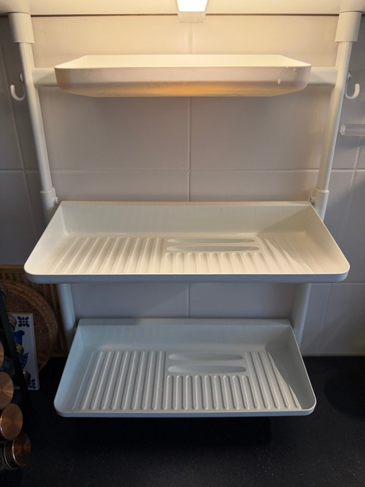 IKEA SUNNERSTA Opbergset keuken - Wit, Ophalen, Bordenrek, IKEA, Zo goed als nieuw