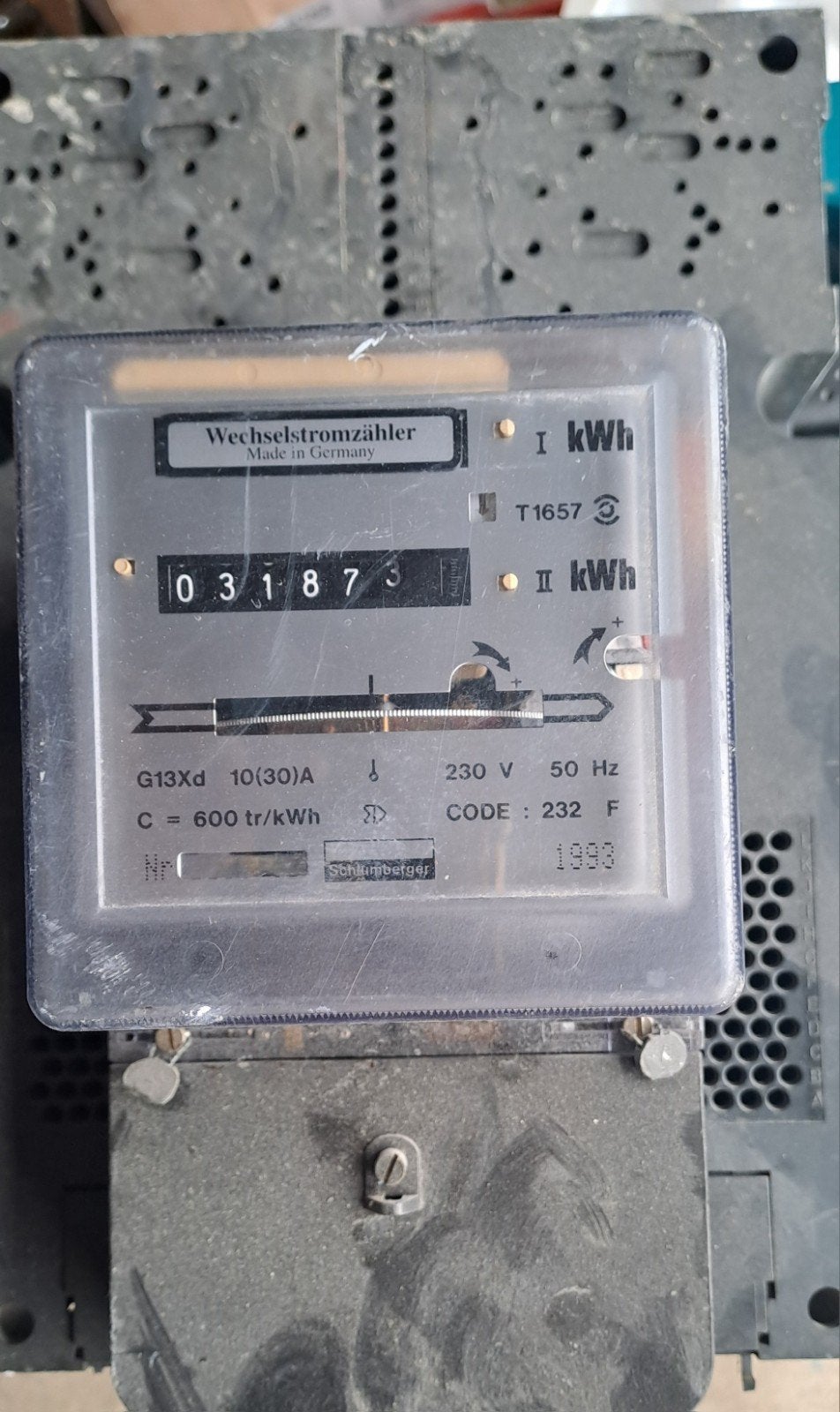kwh meter tussenmeter, Ophalen of Verzenden, Gebruikt, Elektriciteit