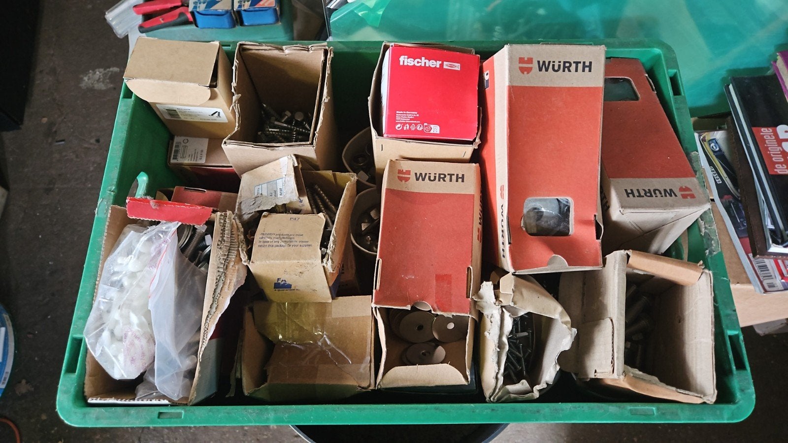 partij moeren bouten ringen wurth enz, Ophalen of Verzenden, Nieuw