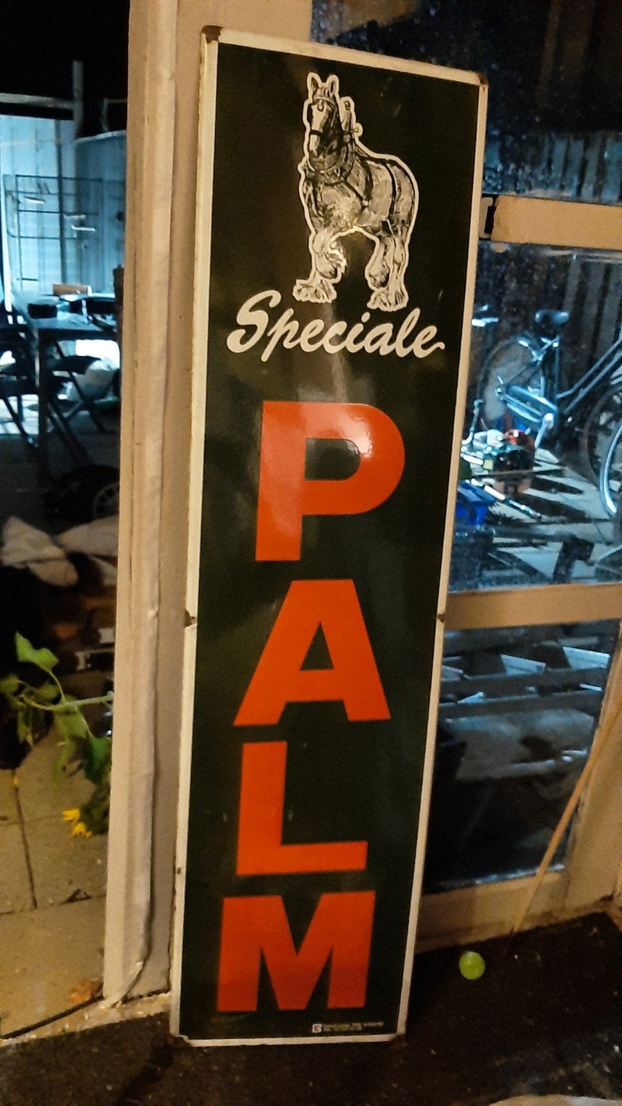 Vintage Palm Speciale Emaille Reclamebord, Antiek en Kunst, Ophalen