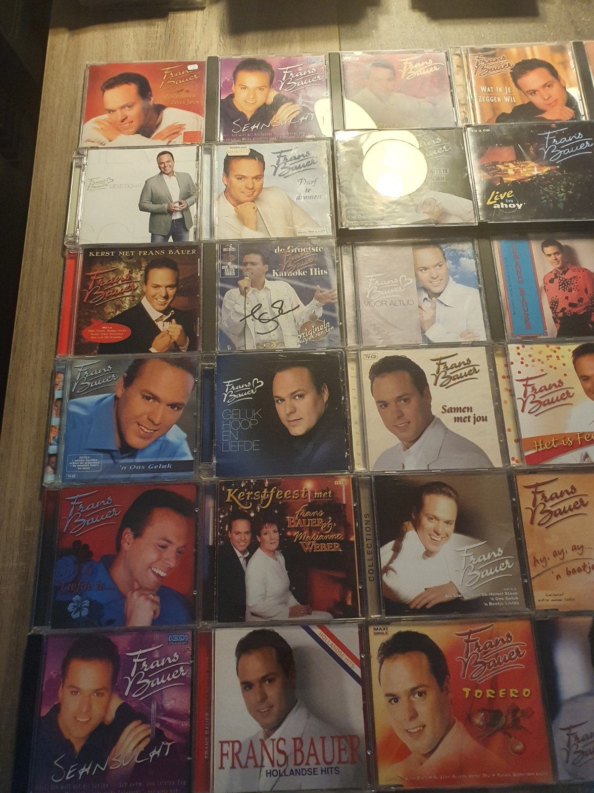 36x cds&cd singles frans bauwer, Ophalen of Verzenden, Zo goed als nieuw, Levenslied of Smartlap