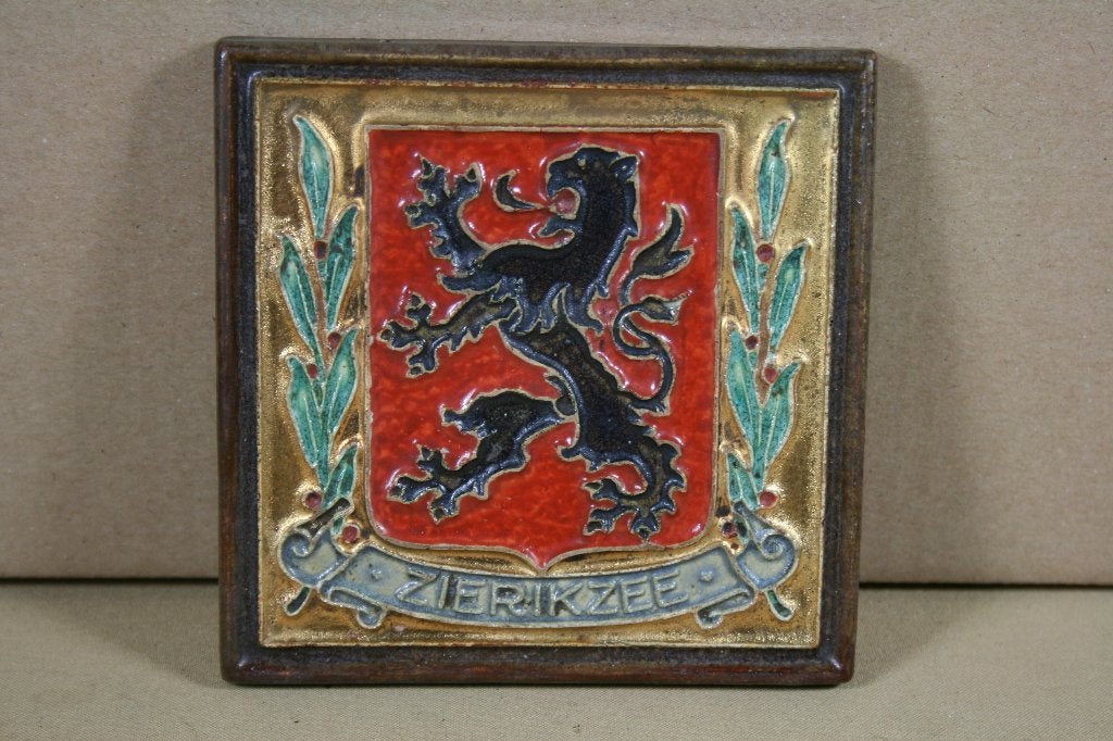 Porceleyne Fles cloisonne tegel Zierikzee, Antiek en Kunst, Ophalen of Verzenden