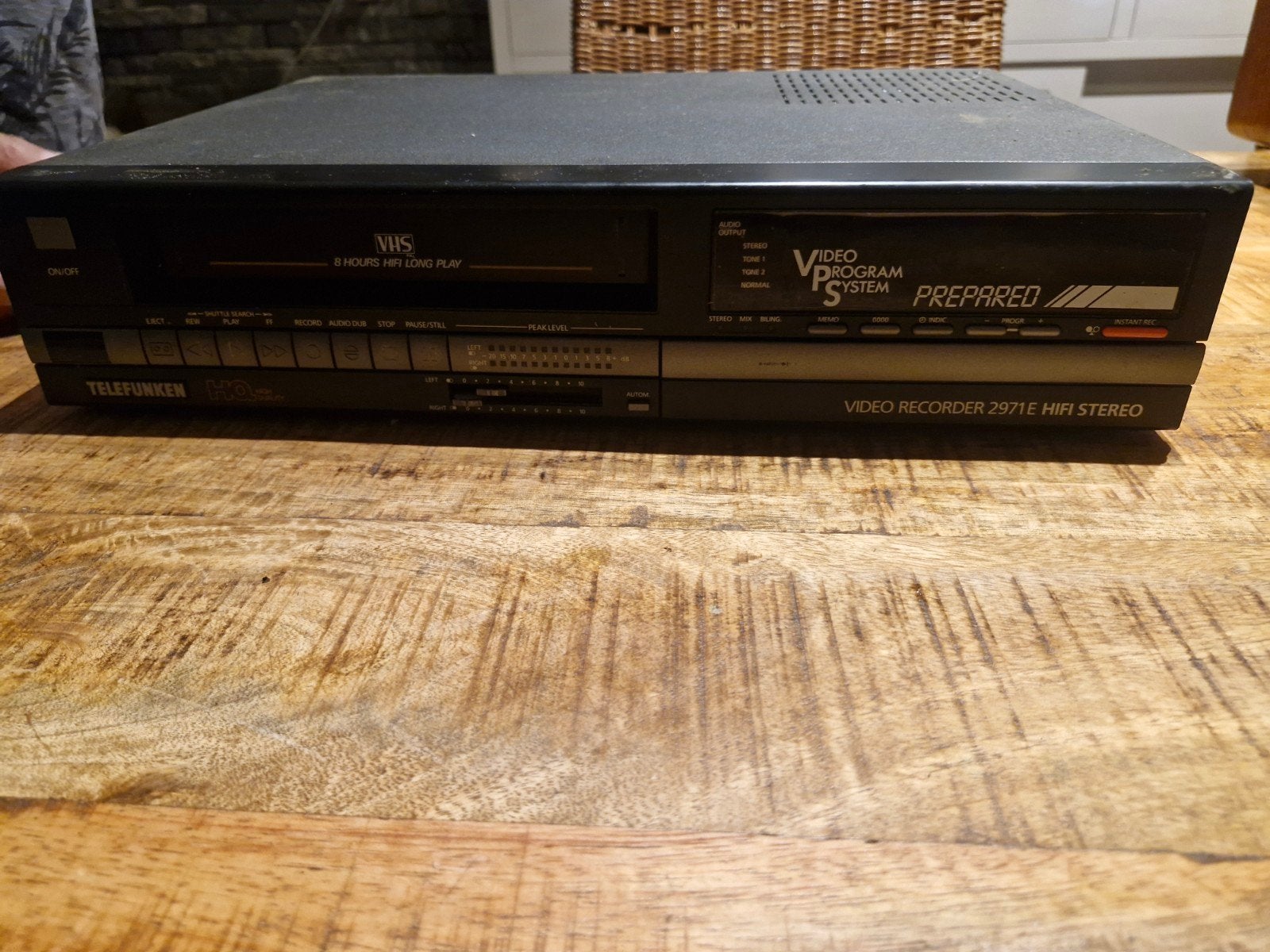 Telefunken Video Recorder 2971E HiFi Stereo VHS-speler, Ophalen of Verzenden, Gebruikt, VHS-speler of -recorder