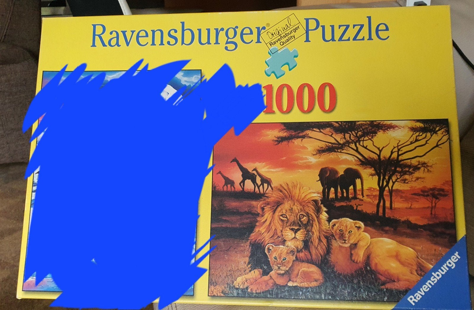 Ravensburger Legpuzzel 1000 stukjes - Leeuwenfamilie, Ophalen, 500 t/m 1500 stukjes, Nieuw, Legpuzzel