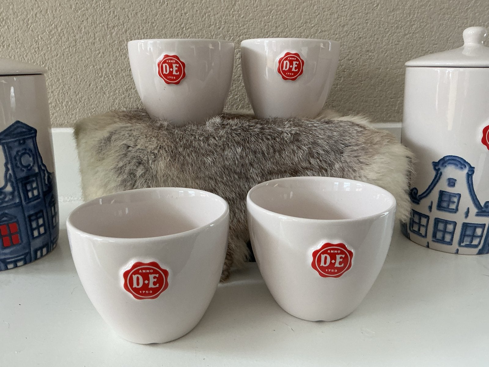 Douwe Egberts DE Grote Mokken '1735' Mosa by Nikolai Carels, Gebruikt, Overige merken, Keramiek, Vintage