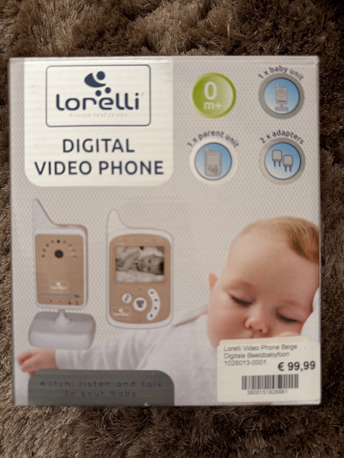 Lorelli Digitale Video Babyfoon - Zo goed als nieuw, Ophalen of Verzenden, Zo goed als nieuw, 100 tot 250 meter, Camera