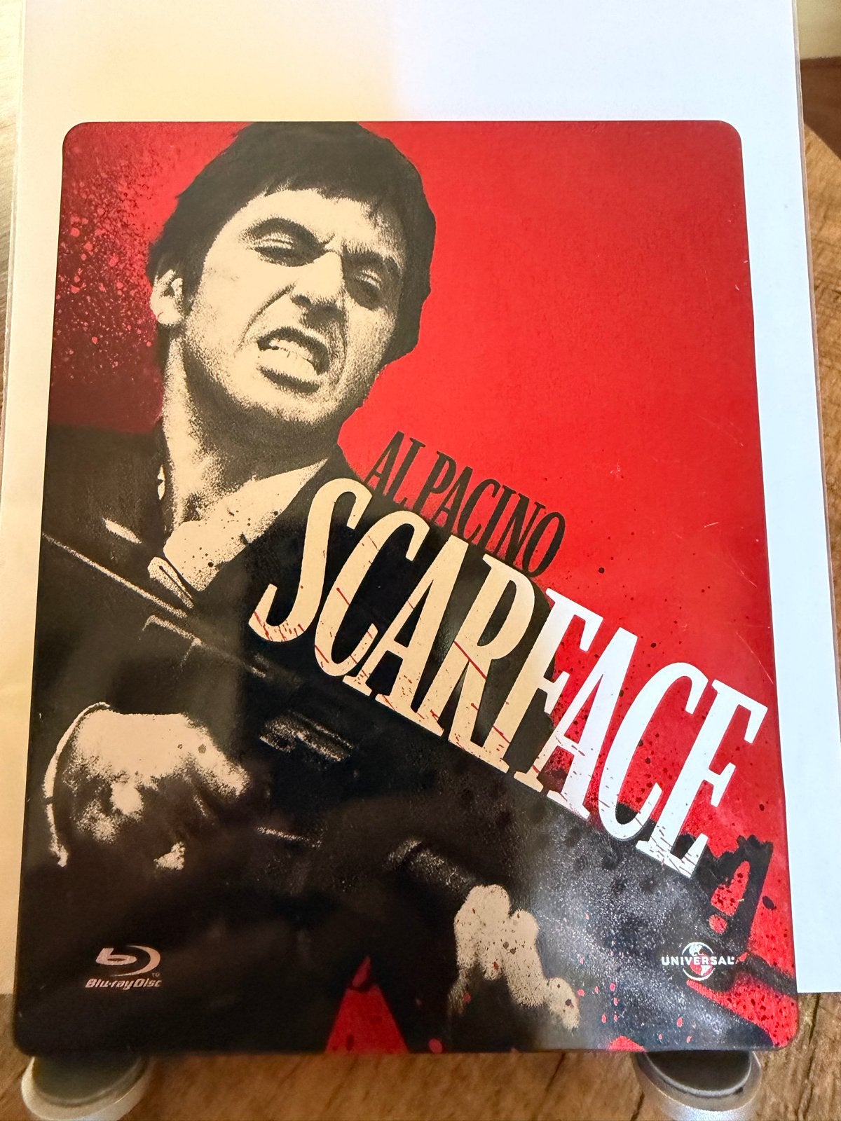 Scarface Blu-ray Steelbook - Al Pacino Klassieker, Vanaf 18 jaar, Spaans, Ophalen of Verzenden, Zo goed als nieuw