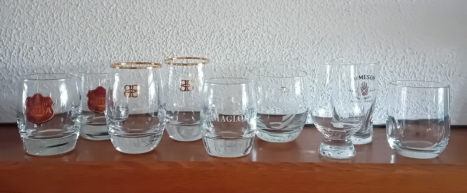 Whiskey glazen - diverse merken, Ophalen of Verzenden, Gebruikt