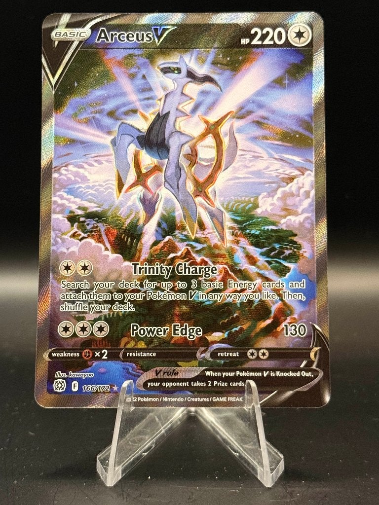 Arceus V 166 Engels NM | Pokemon, Ophalen of Verzenden, Nieuw, Losse kaart, Foil