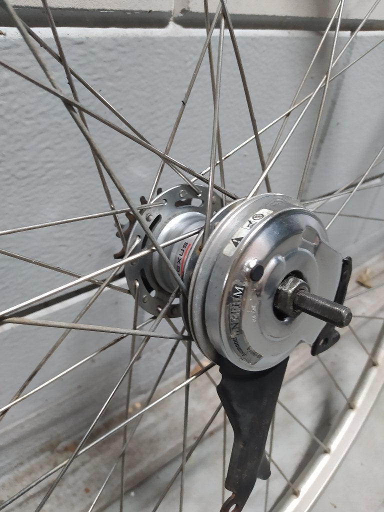 set wielen Rigida/shimano Nexus Inter3 rollerbrake, Fietsen en Brommers, Fietsonderdelen, Gebruikt, Toerfiets, Aluminium, Ophalen