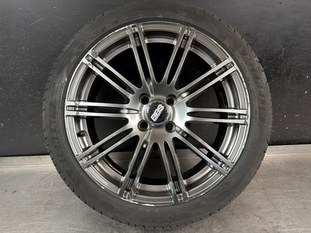 Velgen set + banden Daihatsu Materia (205-45-R17), Gebruikt, Banden en Velgen, 17 inch, All Season
