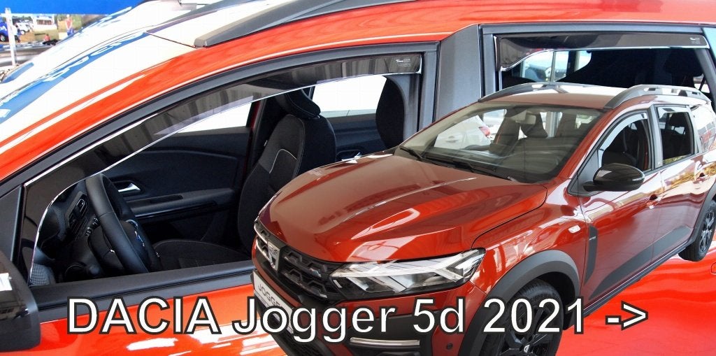 Dacia Jogger zijwindschermen smoke raamspoilers visors, Ophalen of Verzenden, Nieuw