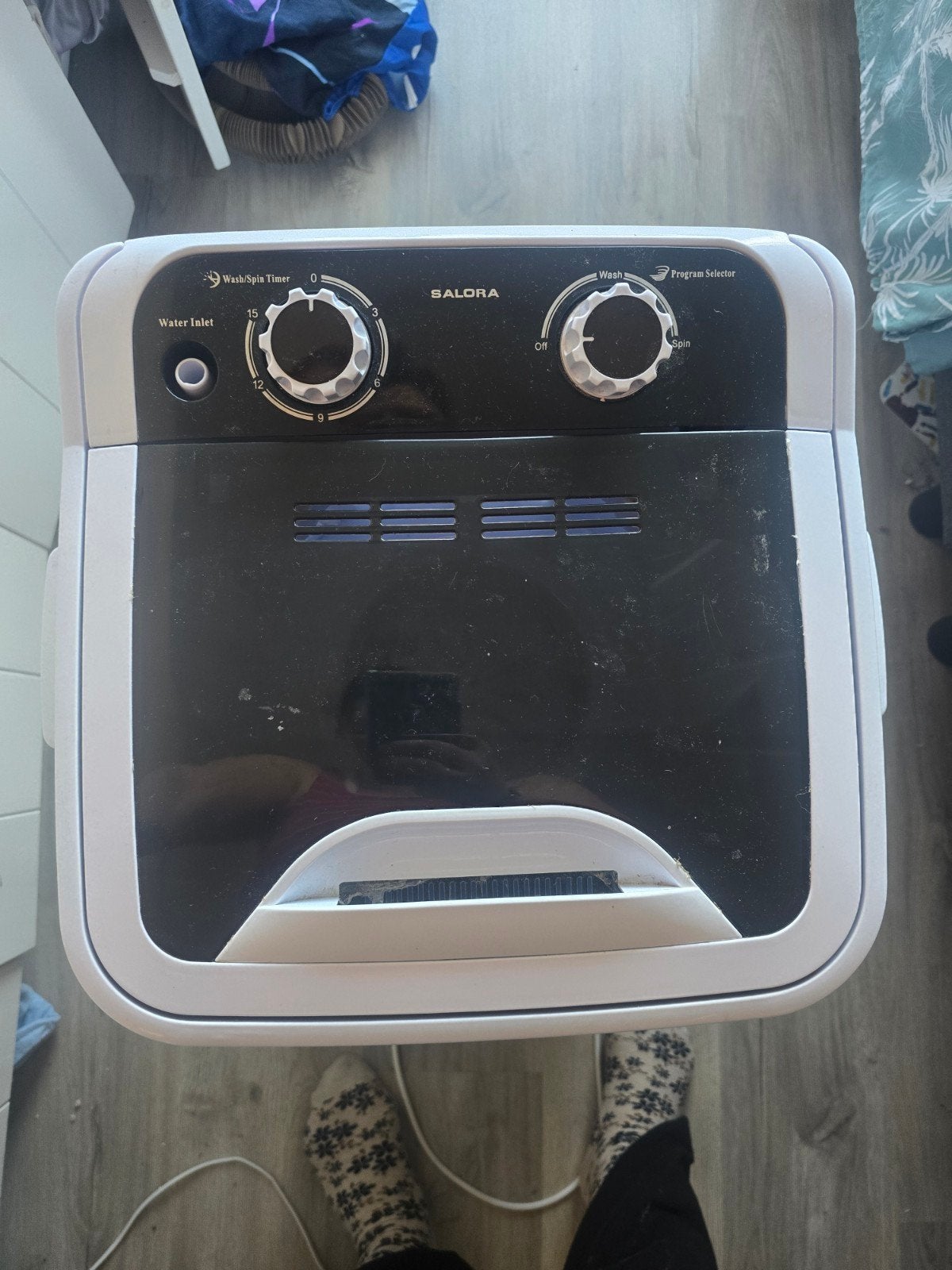 Salora mini wasmachine - Ideaal voor kleine ruimtes, Ophalen, Minder dan 1200 toeren, Minder dan 85 cm, Minder dan 4 kg