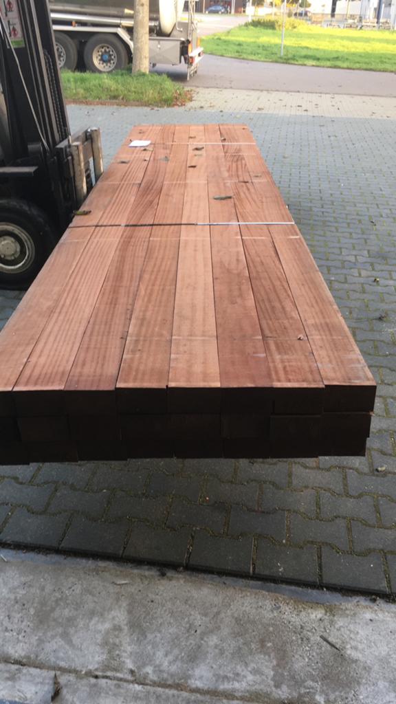 Mahonie hout, Nieuw, Ophalen of Verzenden, Hardhout, 250 cm of meer