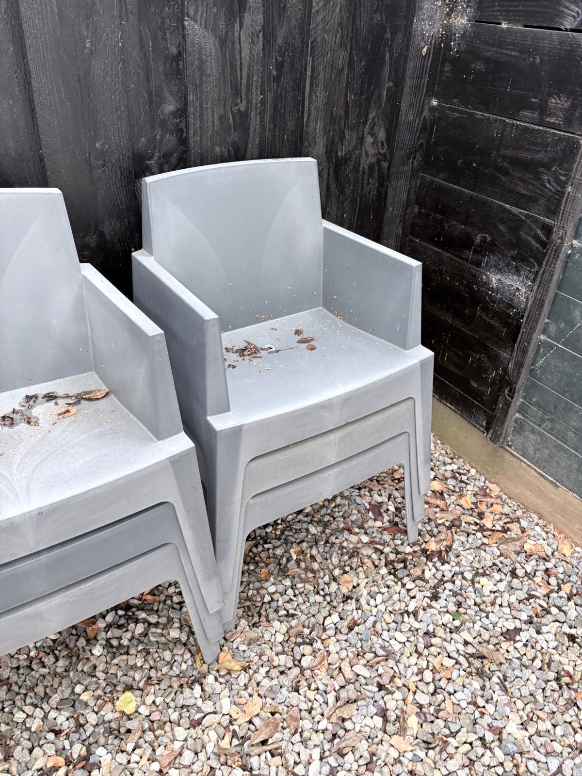 Siesta Tuinstoelen - Stapelbaar en Duurzaam, Ophalen, Gebruikt, Kunststof, Stapelbaar