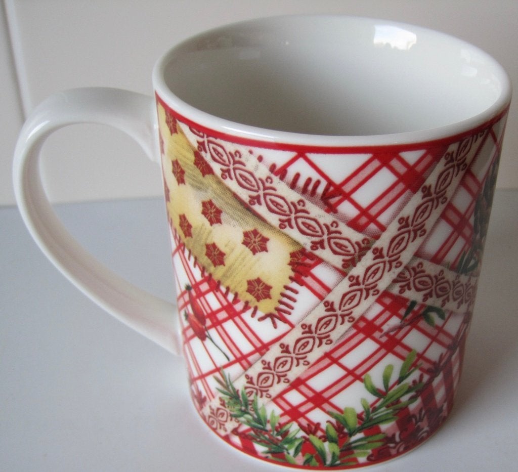 beker van Hutschenreuther met kerstmotief, Diversen, Kerst, Ophalen of Verzenden, Zo goed als nieuw