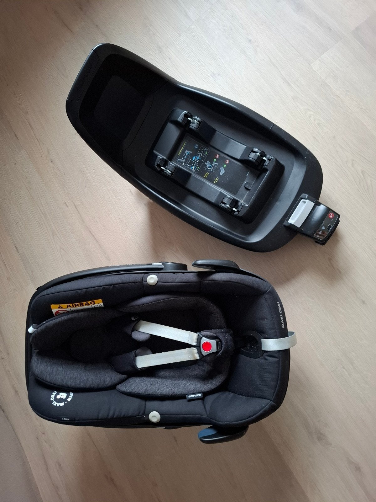 Maxi-Cosi autostoel met Isofix base, Ophalen, Zo goed als nieuw, Isofix, 0 t/m 13 kg