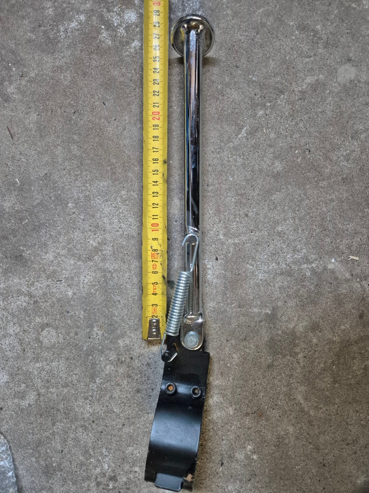Zijstandaard Puch Maxi S 25cm lang chroom, Ophalen of Verzenden, Nieuw