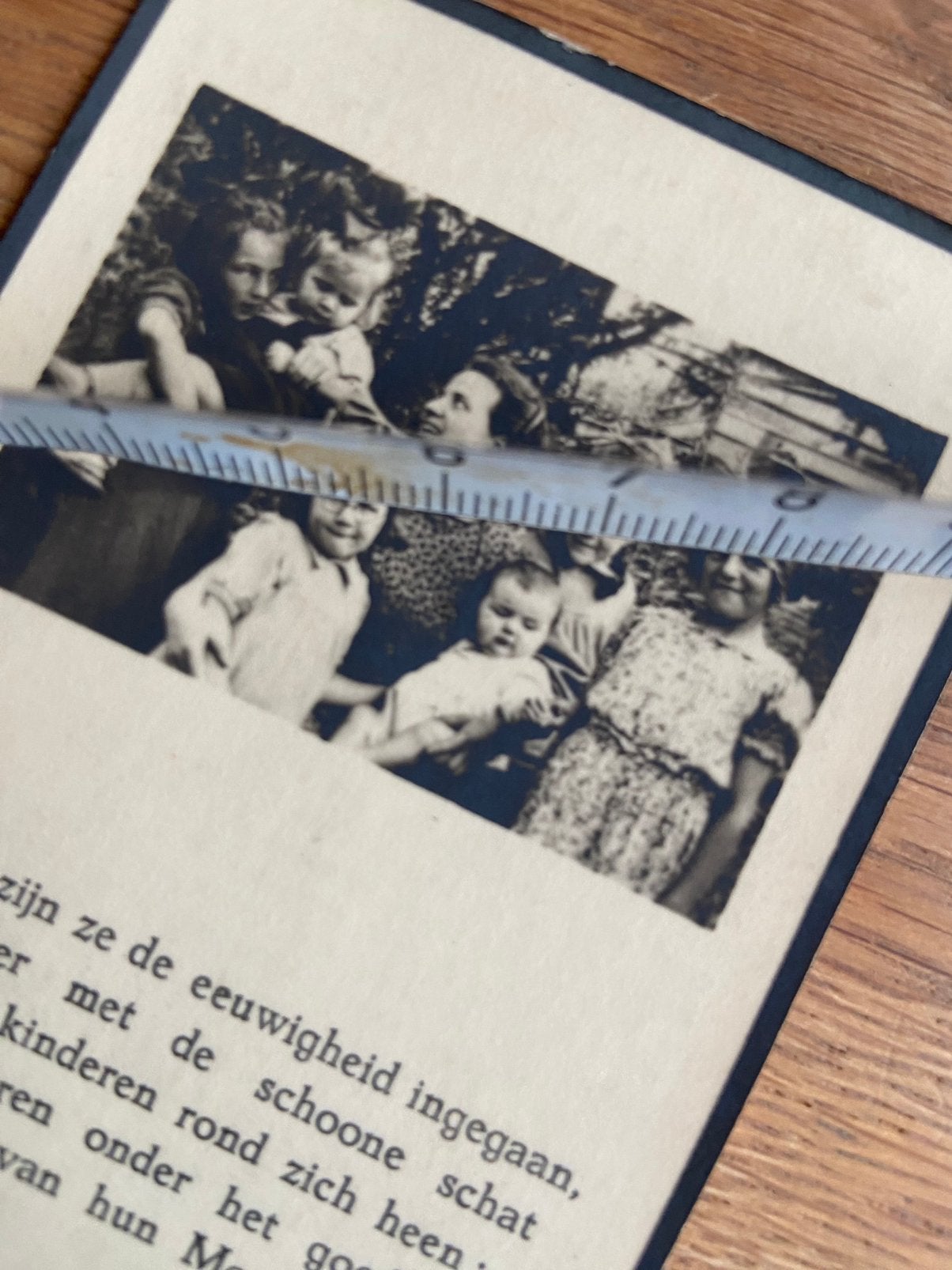 Or NL bidprent Geleen 1942 bombardement gezin, Verzenden, Nederland, Boek of Tijdschrift