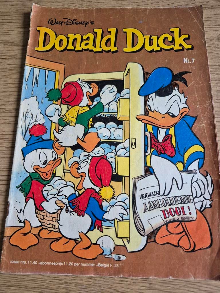 Donald Duck Weekblad Nr. 7 - 1981, Eén stripboek, Ophalen of Verzenden, Gelezen, Walt Disney