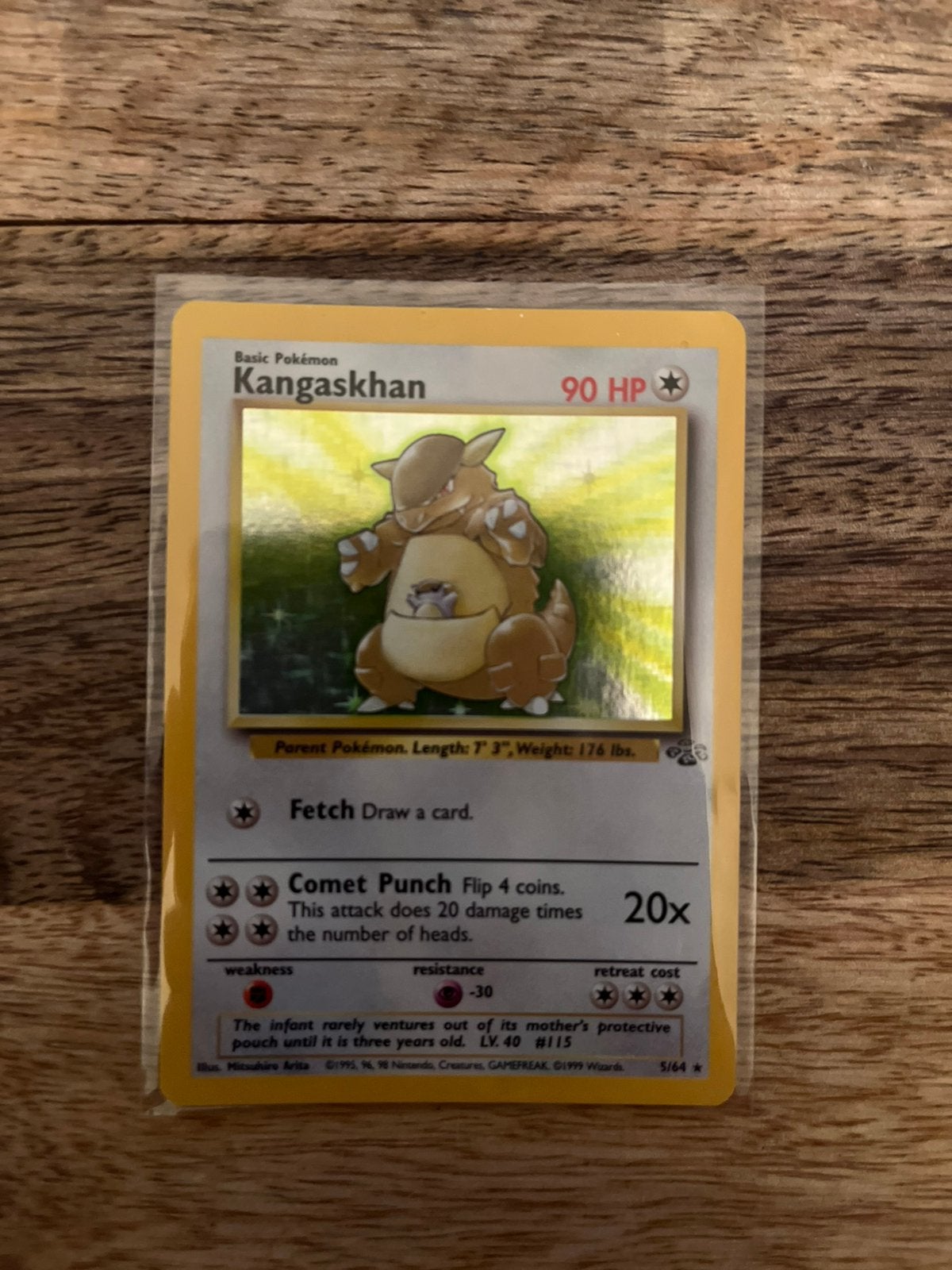 Pokemon Jungle - Kangaskhan (HOLO), Verzenden, Gebruikt