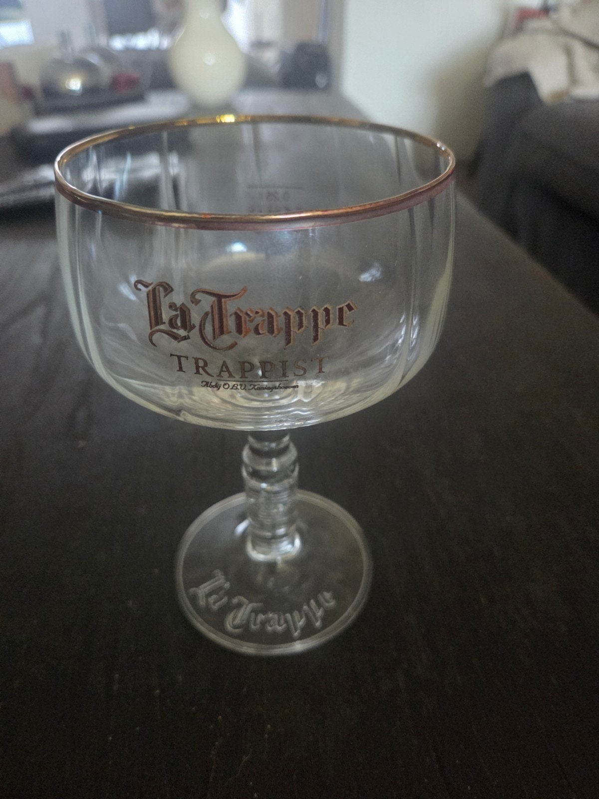 La Trappe Trappist Bierglazen - Set van 2, Ophalen of Verzenden, Zo goed als nieuw, Overige merken, Glas
