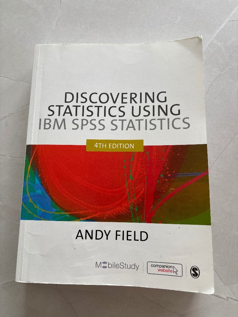 Boek: discovering statistics, WO, Andy Field, Beta, Ophalen