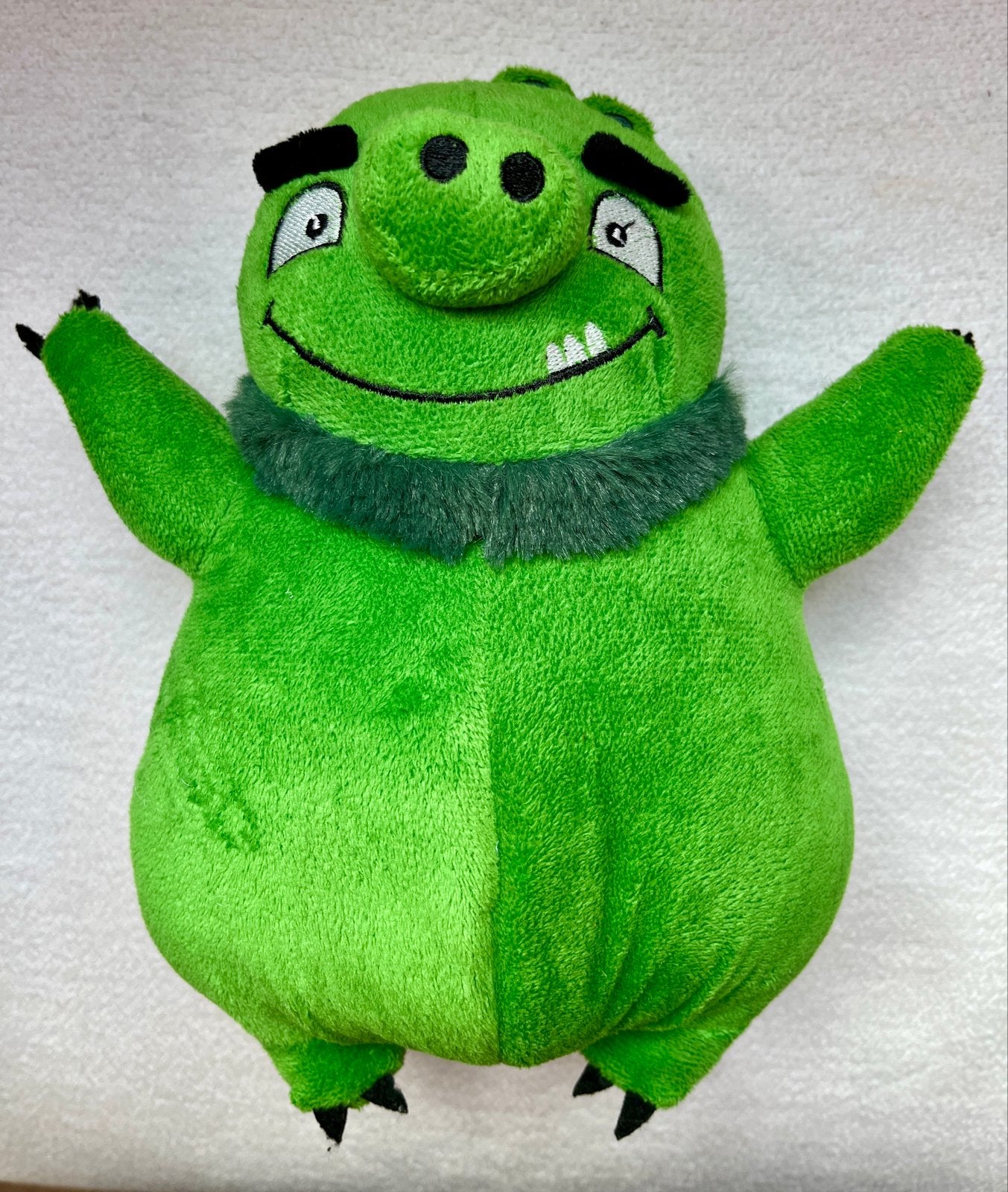 Angry Birds Leonard het groene varken (King Pig) Knuffel, Groen, Overige merken, Overige typen, Ophalen of Verzenden