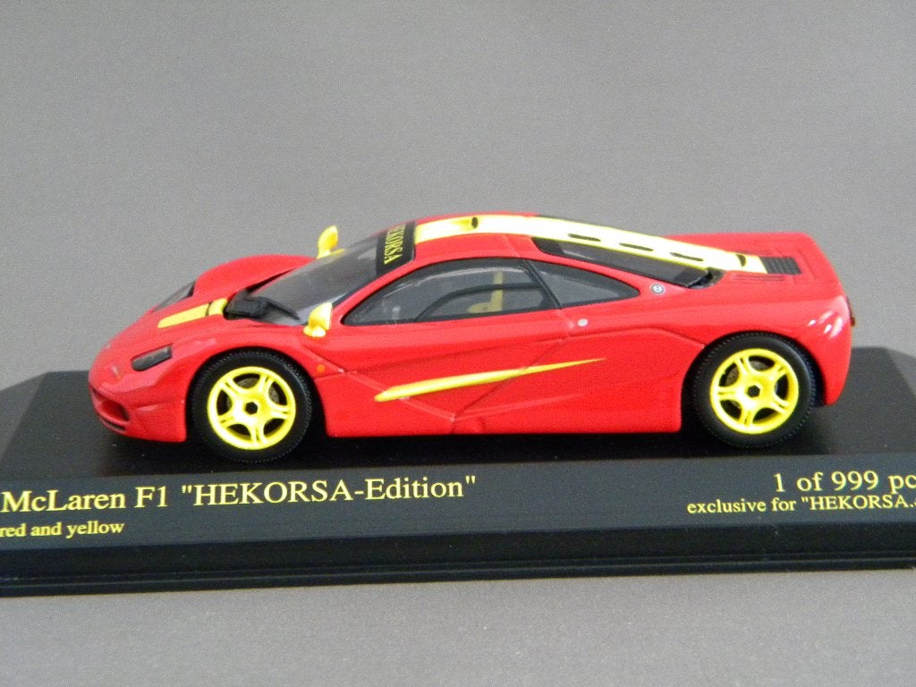 Minichamps McLaren F1 "HEKORSA-EDITION" 1of 999, Hobby en Vrije tijd, Modelauto's | 1:43, Ophalen of Verzenden, Nieuw, Auto, MiniChamps