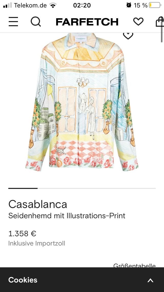 Casablanca L’Appartement De Rêve Zijden Blouse Maat S, Ophalen of Verzenden, Nieuw, Meerkleurig, Halswijdte 38 (S) of kleiner