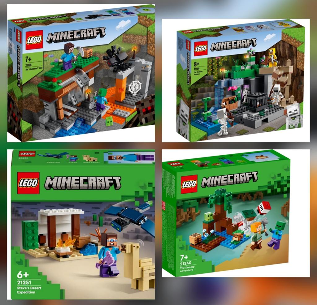 Diverse LEGO Minecraft Sets, Ophalen, Ongeopend/sealed, Minecraft, Lego