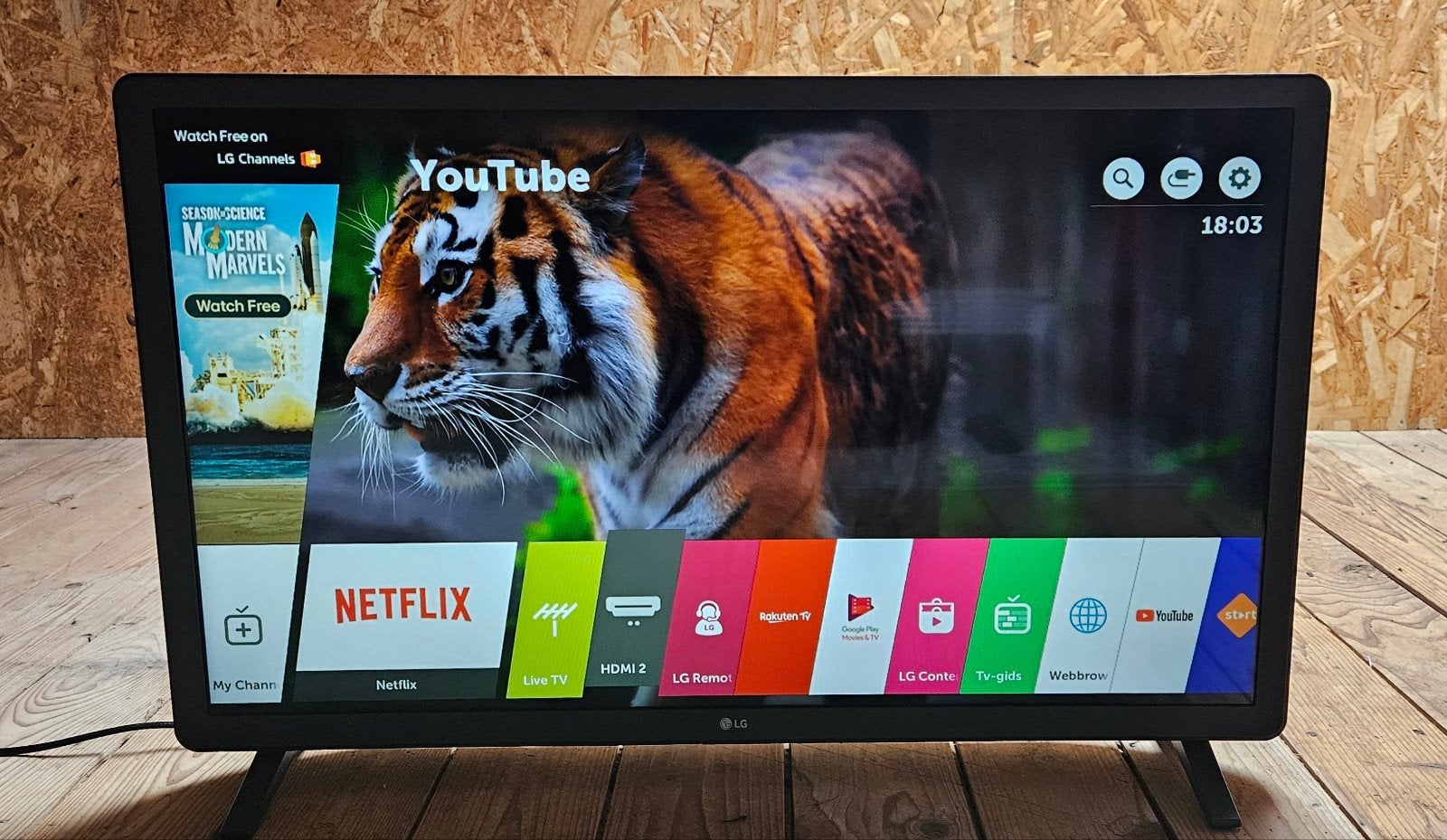 LG Smart LED Televisie - 32" (Full HD), 2xHDMI, USb wifi, Audio, Tv en Foto, Televisies, Ophalen, Zo goed als nieuw, 50 Hz, LG