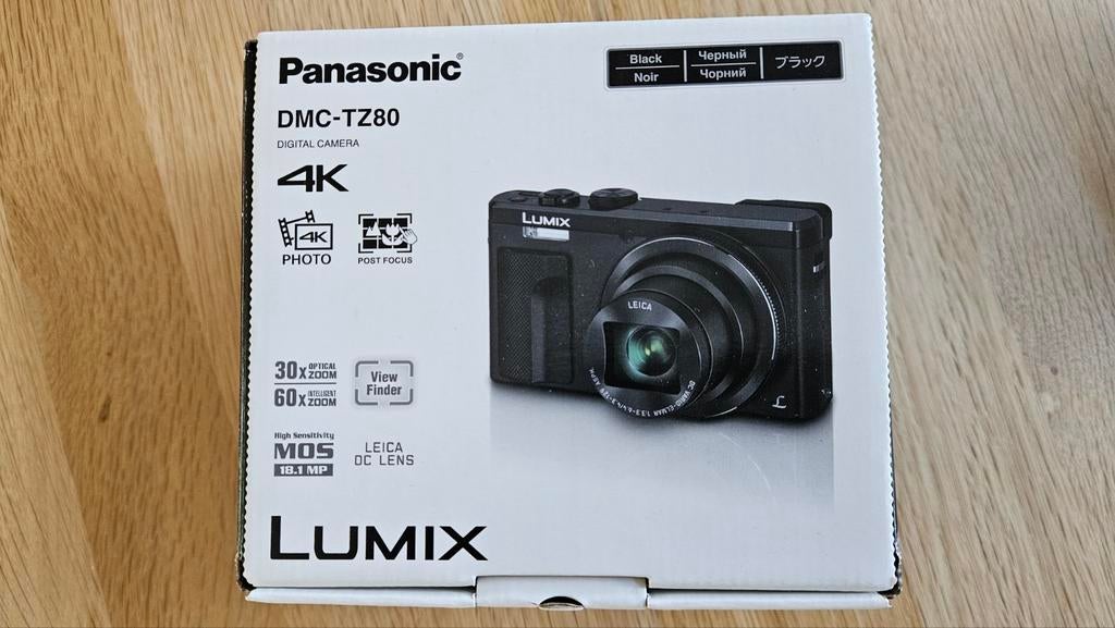 Panasonic Lumix compact camera DMC-TZ80, 18 Megapixel, Gebruikt, Compact, Ophalen of Verzenden