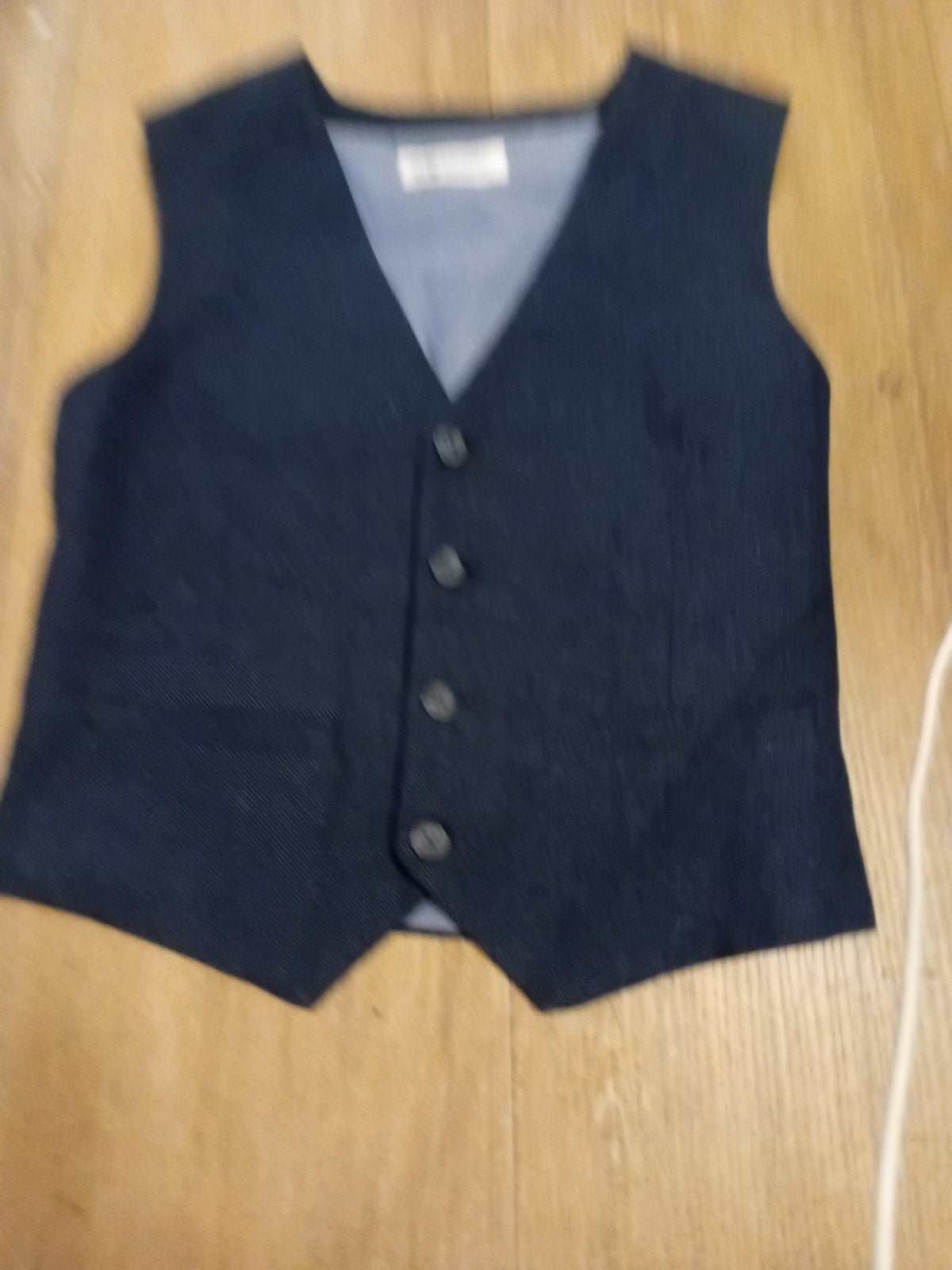 H&M Donkerblauw Gilet voor Jongens - Maat 146 (10-11 jaar), H&M, Ophalen of Verzenden, Jongen, Overige typen