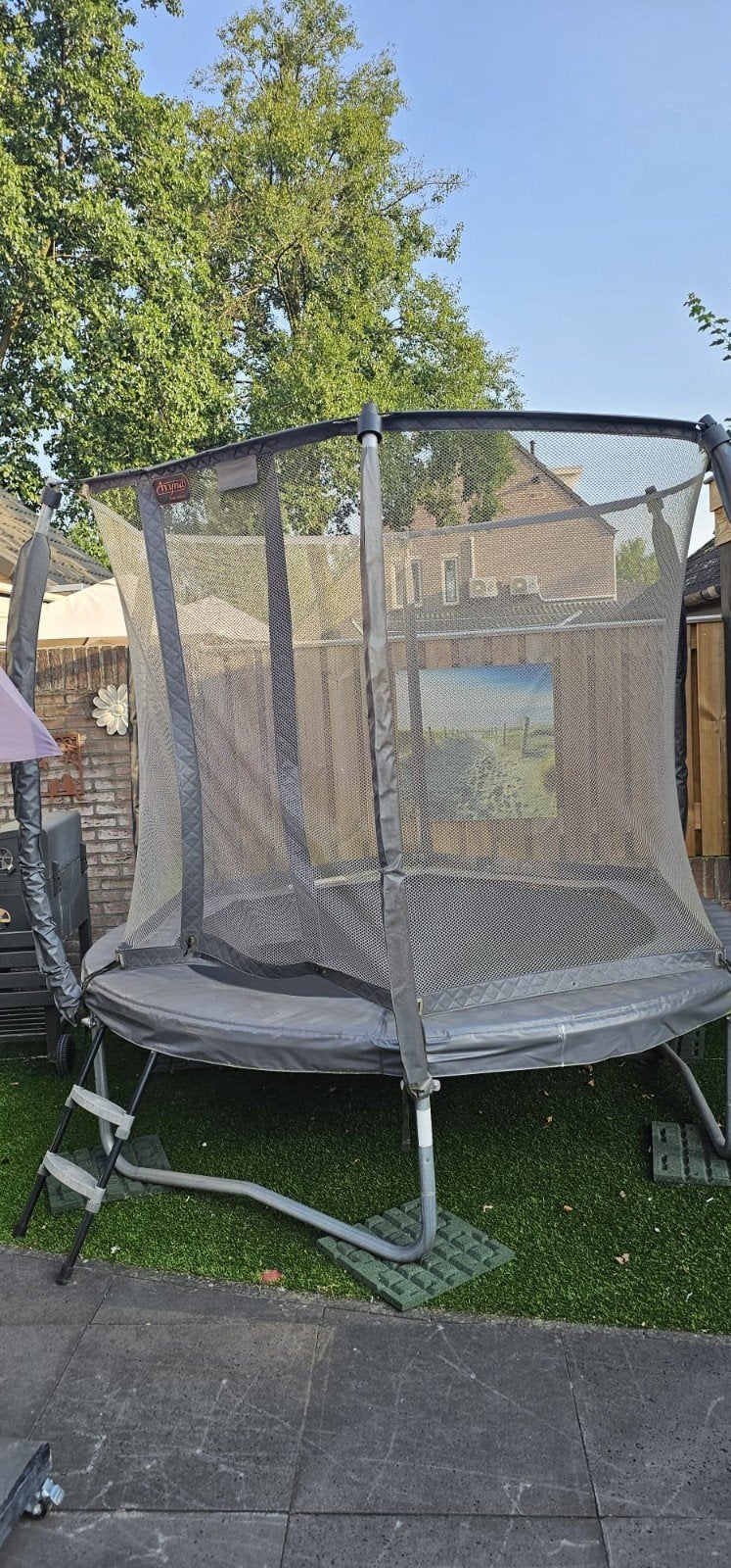 Avyna trampoline diameter 245cm, Ophalen, Gebruikt