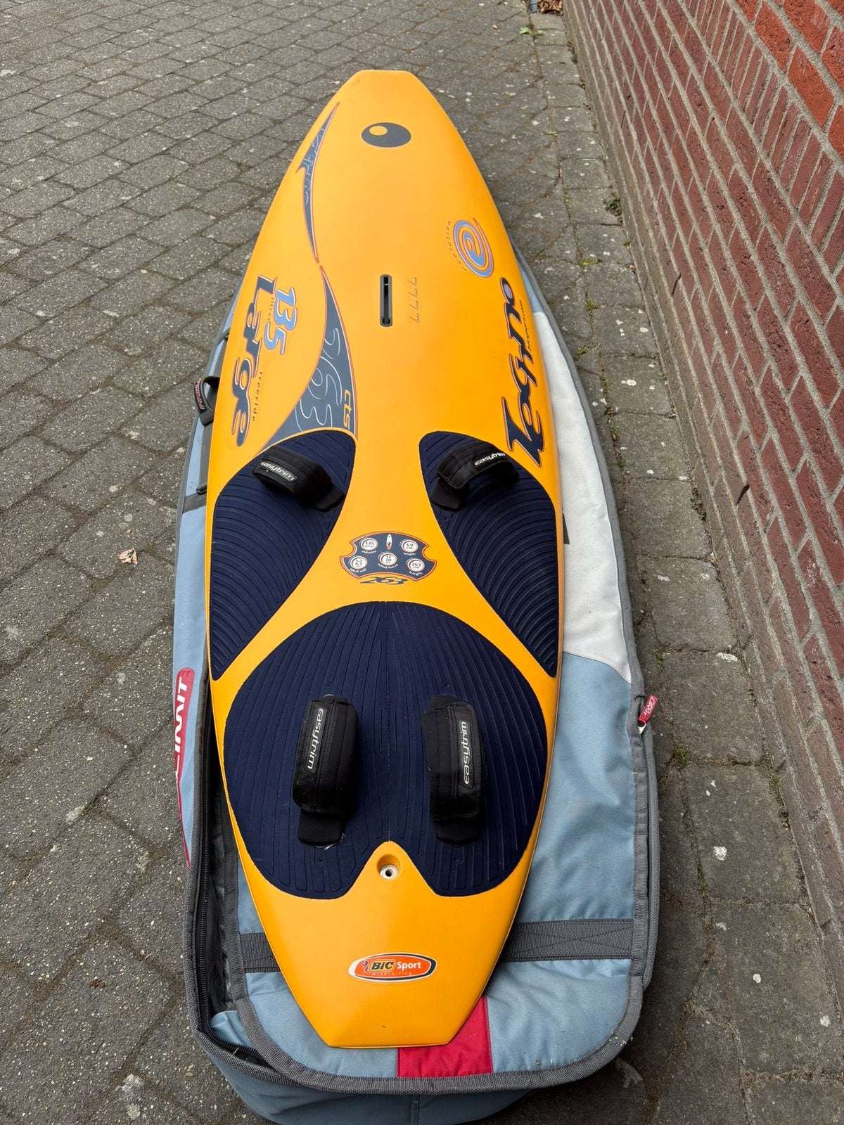 Perfecte windsurf set, BIC board,Neil Pride zeil,techno giek, Watersport en Boten, Ophalen, Zo goed als nieuw, Complete set