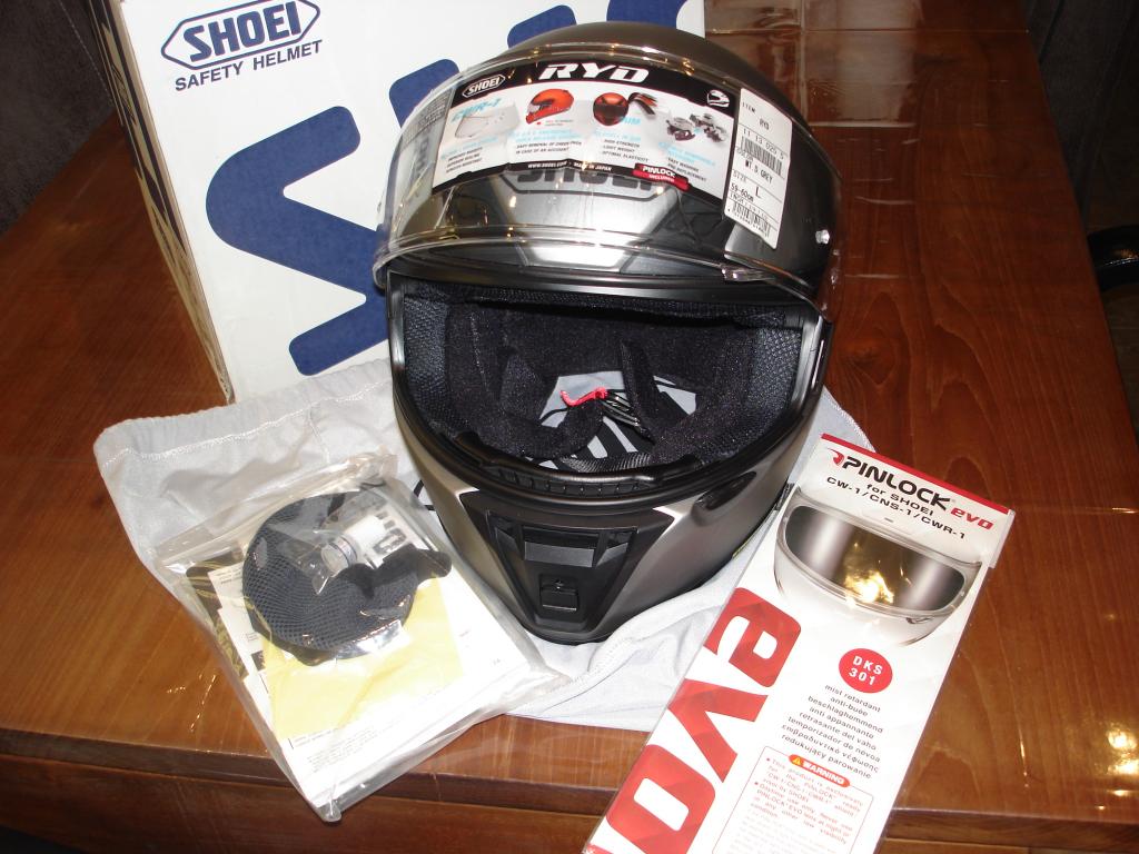 Shoei RYD L Helm voor Motorrijders D GREY (NIEUW in DOOS), Dames, Integraalhelm, Shoei, L