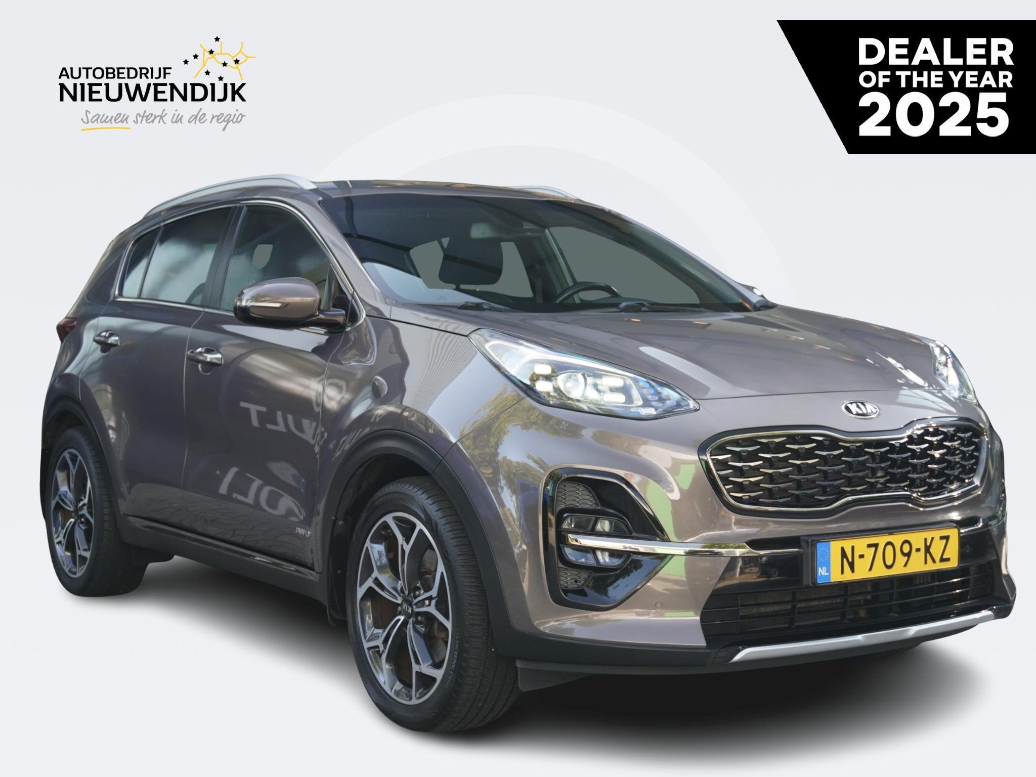 Kia Sportage 1.6 T-GDI 177pk 4WD GT-Line / TREKHAAK / NAVI /, 15 km/l, Gebruikt, 4 cilinders, Leder