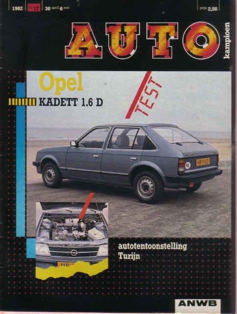 Autokampioen 17 1982 : Fiat X1/9 - Opel Kadett - Daihatsu, Ophalen of Verzenden, Gelezen, Algemeen