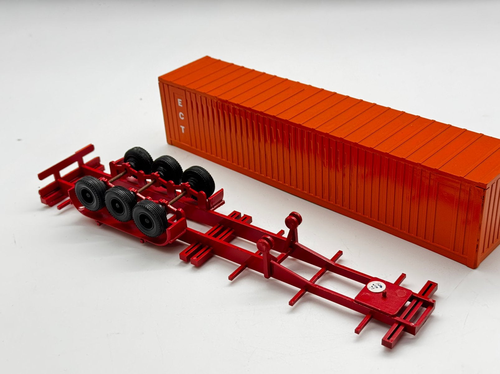VH Model container trailer + container 40 ft., Overige merken, Gebruikt, ., Ophalen of Verzenden