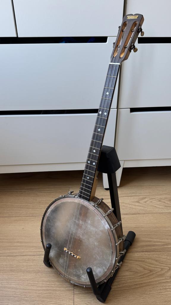 Meinel & Herold Tenor Banjo, Muziek en Instrumenten, Ophalen, Gebruikt, Tenorbanjo