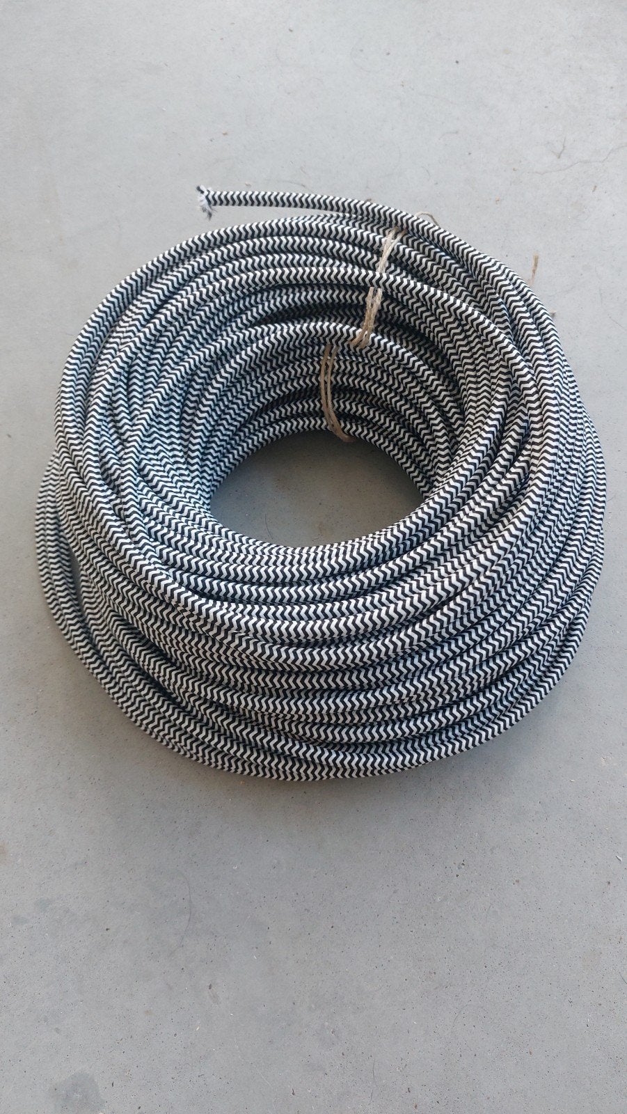 Stijlvol strijkijzersnoer zwart/wit zigzag patroon, Ophalen of Verzenden, Nieuw, Overige merken, Kabel of Snoer