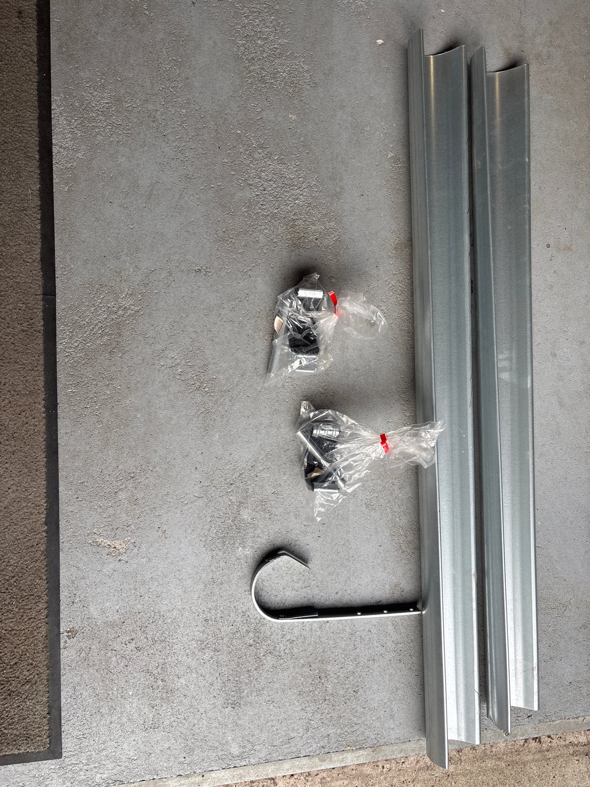 zinken dakgoot met verbindingen, Ophalen, Nieuw