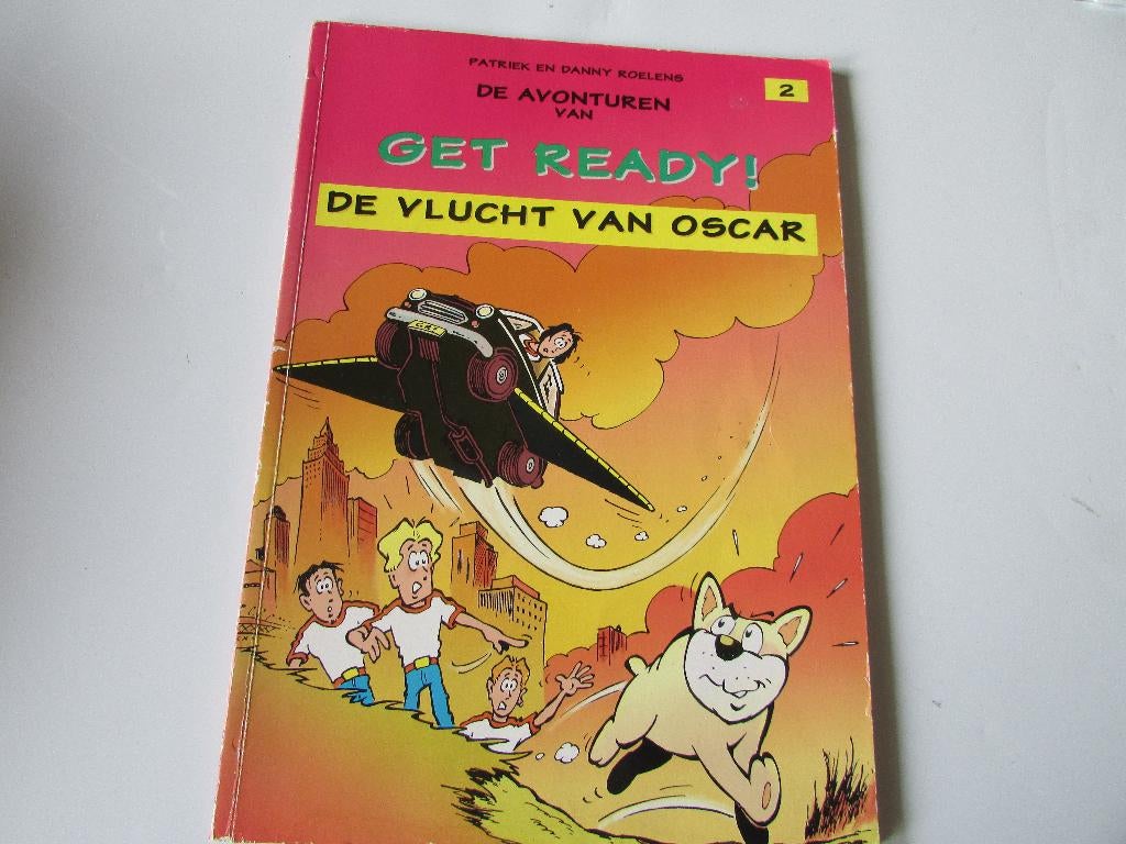 GET READY, DE VLUCHT VAN OSCAR, Gelezen, Eén stripboek, Patrick en Danny Roelens, Ophalen of Verzenden
