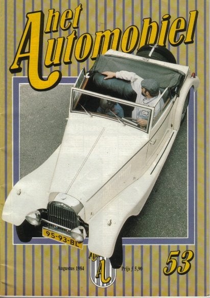 Automobiel 53 1984 : Morgan +4 - Chrysler Airflow - Cadillac, Ophalen of Verzenden, Gelezen, Algemeen
