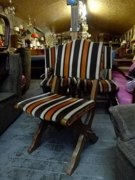 Vintage brutalist set van 5 stoelen Bram Sprij, Ophalen, Brutalist, Overige kleuren, Zo goed als nieuw