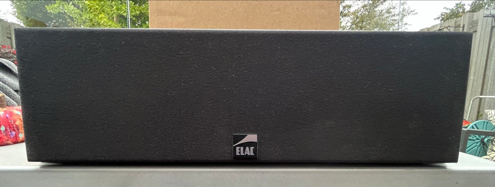 ELAC CM 80/4 Center Speaker - Zwart, 80/120 Watt, Zo goed als nieuw, 60 tot 120 watt, Basreflex, Center speaker